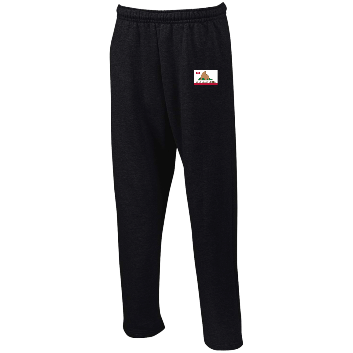 OPG Custom Design #14. Golf California. Open Bottom Sweatpants with Pockets