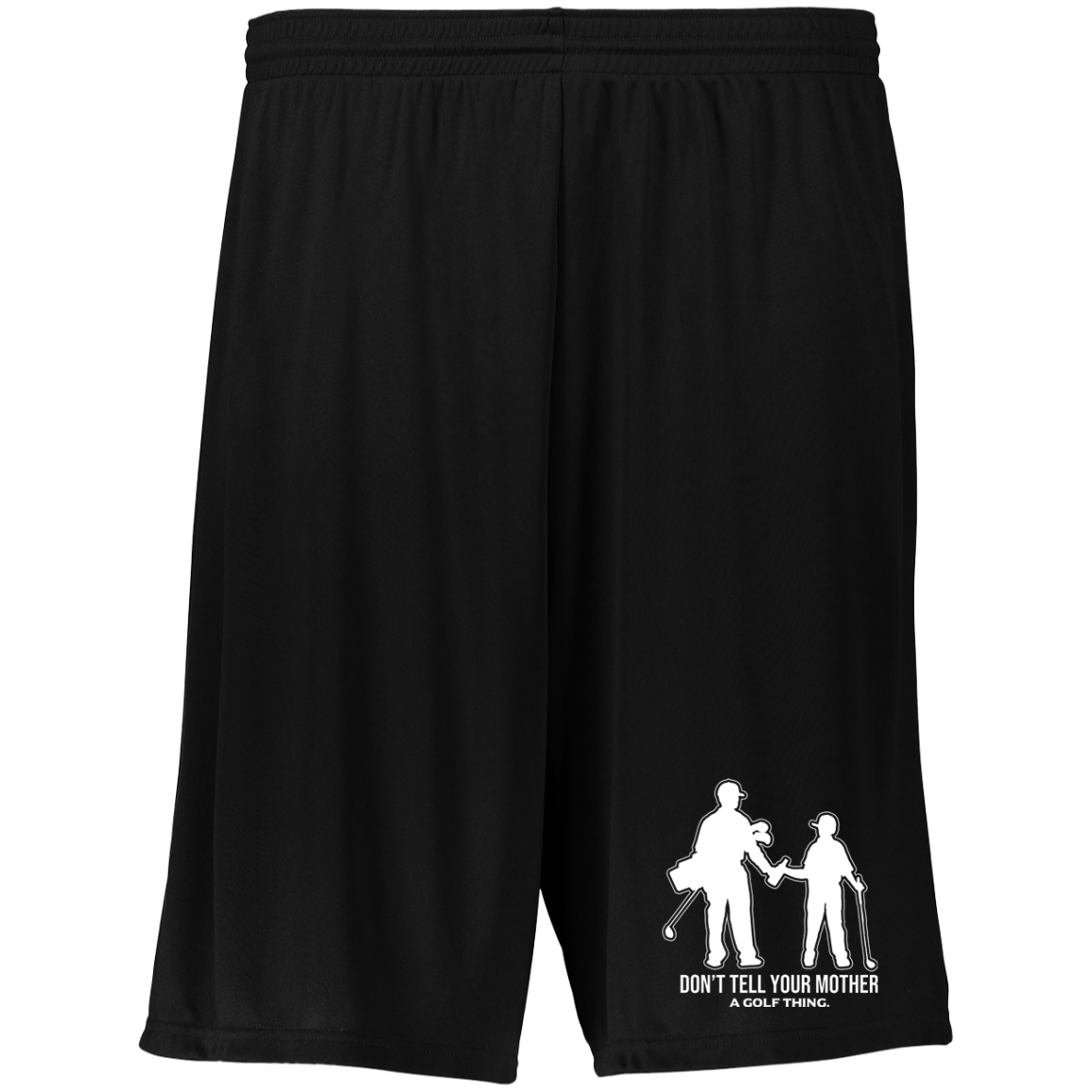 OPG Custom Design #7. Father and Son's First Beer. Don't Tell Your Mother. Moisture-Wicking 9 inch Inseam Training Shorts