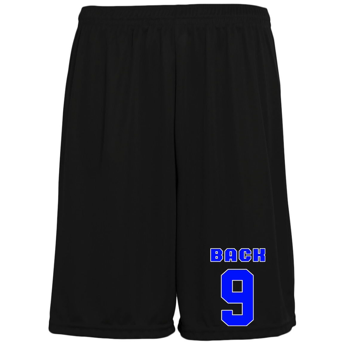 OPG Custom Design #17. Back 9. 100% Polyester Training Shorts w/Pockets