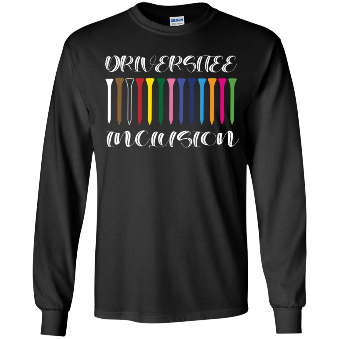 OPG Custom Design #6. Driveristee & Inclusion. Youth Long Sleeve T-Shirt