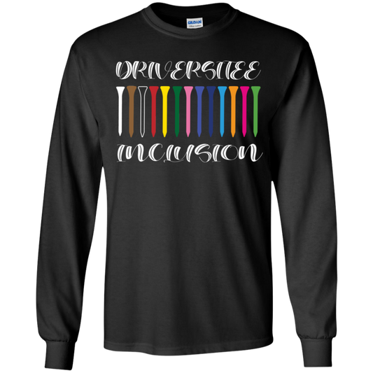 OPG Custom Design #6. Driveristee & Inclusion. Youth Long Sleeve T-Shirt