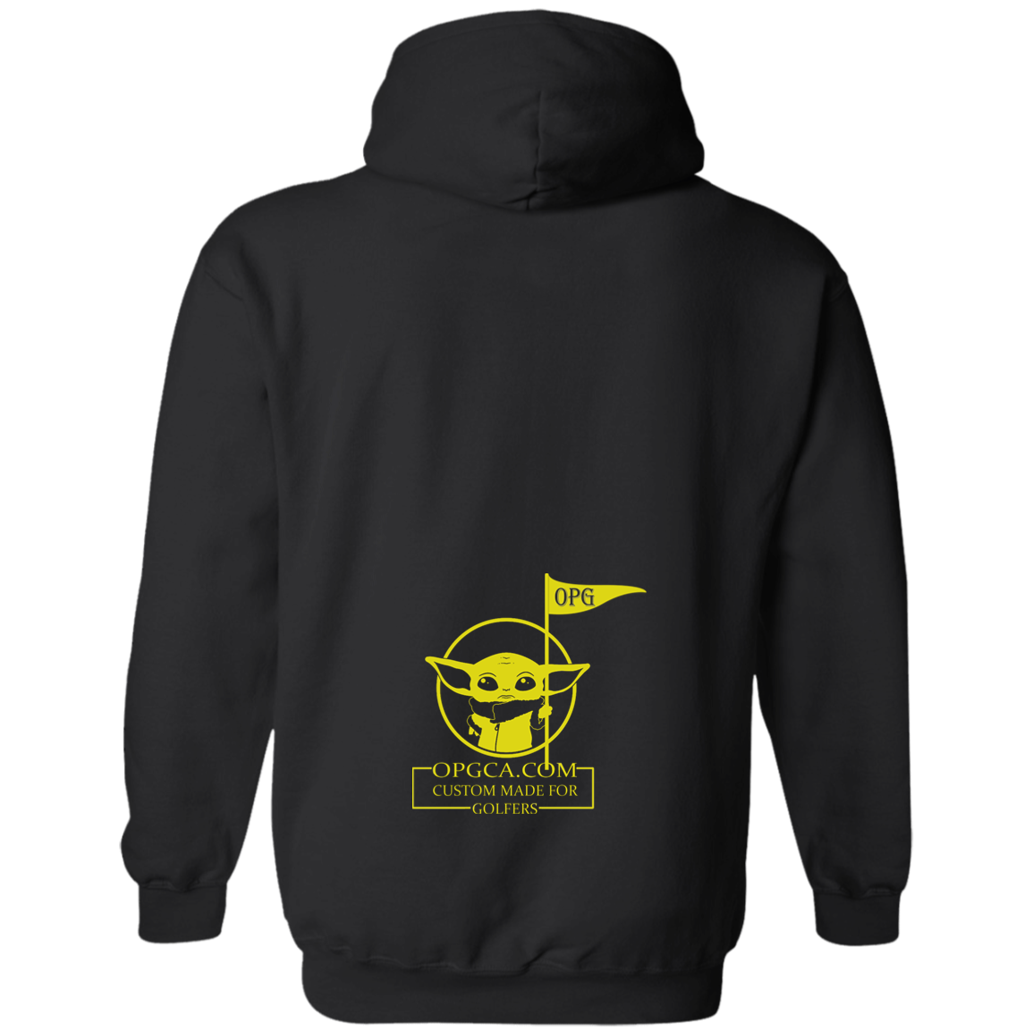 OPG Custom Design #21. May the course be with you. Star Wars Parody and Fan Art. Basic Hoodie