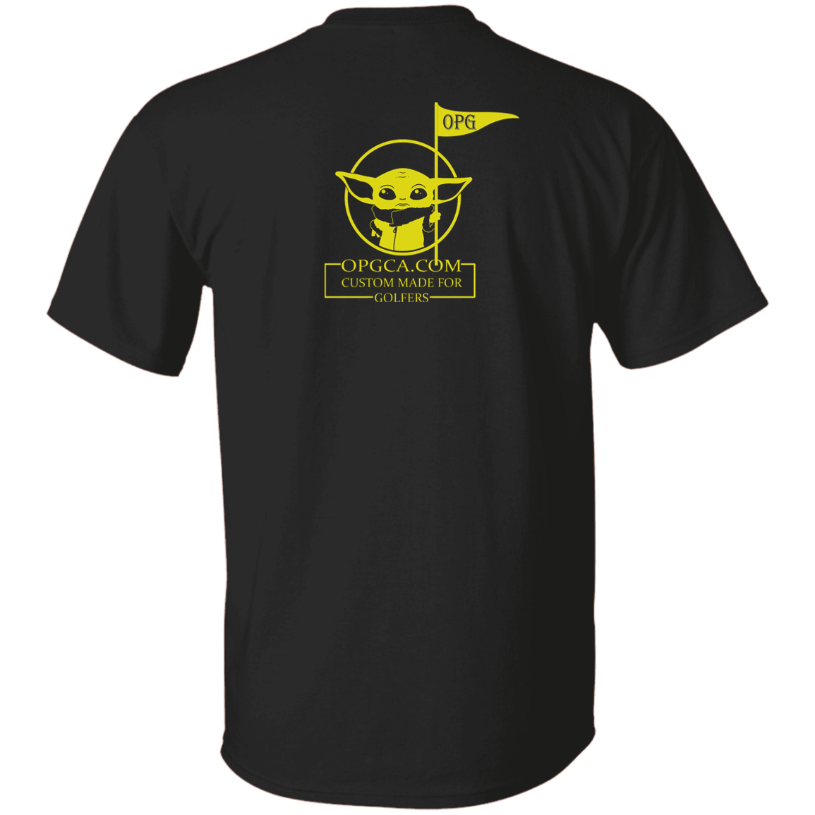 OPG Custom Design #21. May the course be with you. Parody/ Fan Art. 5.3 oz. 100% Cotton T-Shirt