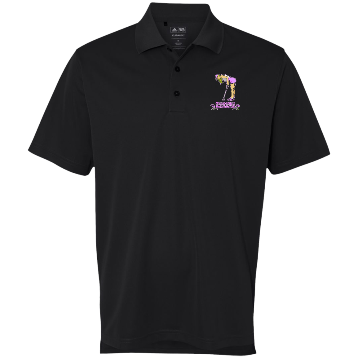 OPG Custom Design #13. Drive it. Chip it. One Putt Golf it. Adidas Golf ClimaLite® Polo