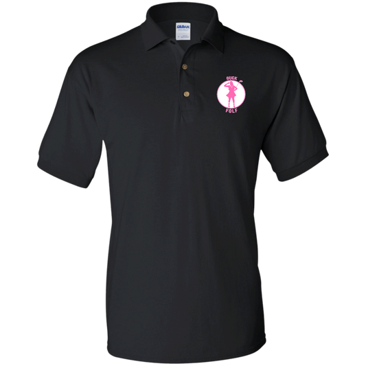 OPG Custom Design #19. GUCK FOLF. Female Edition. Jersey Polo Shirt