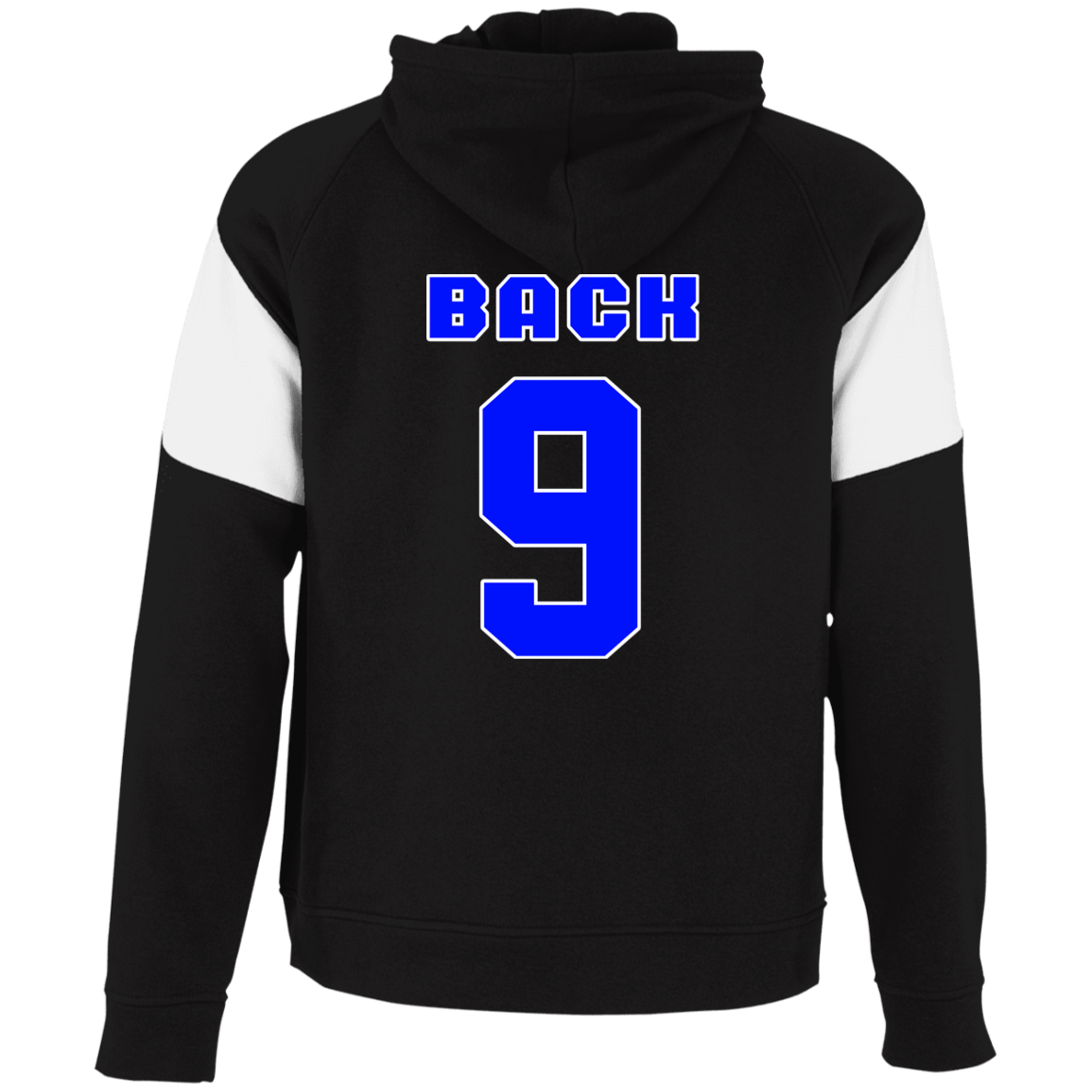 OPG Custom Design #17. Back 9. Colorblock Fleece Hoodie