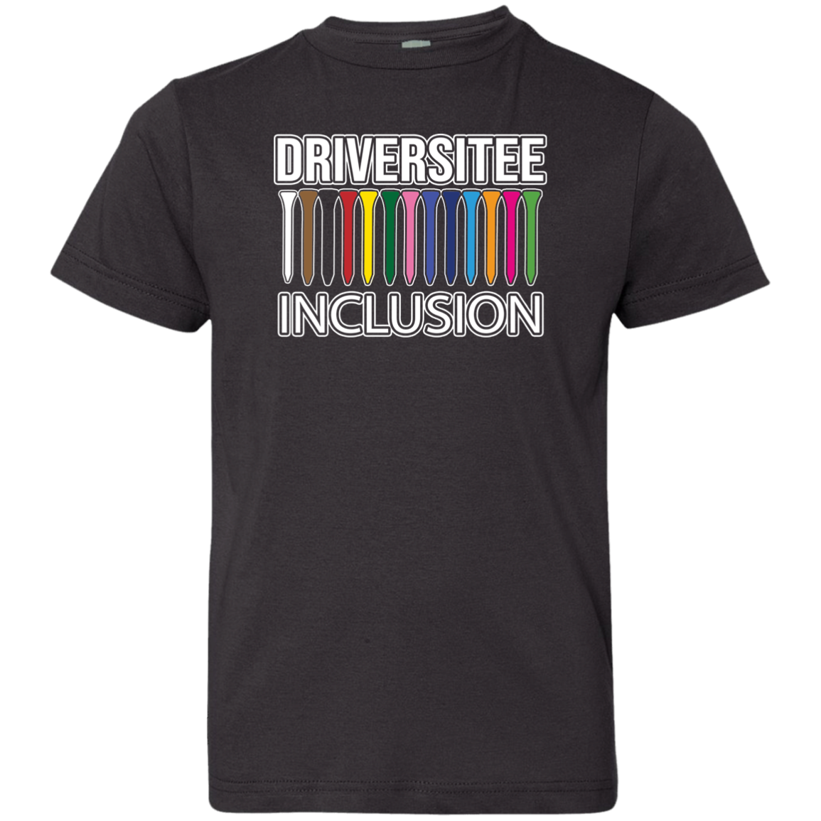 ZZZ#06 OPG Custom Design. DRIVER-SITEE & INCLUSION. Youth Jersey T-Shirt