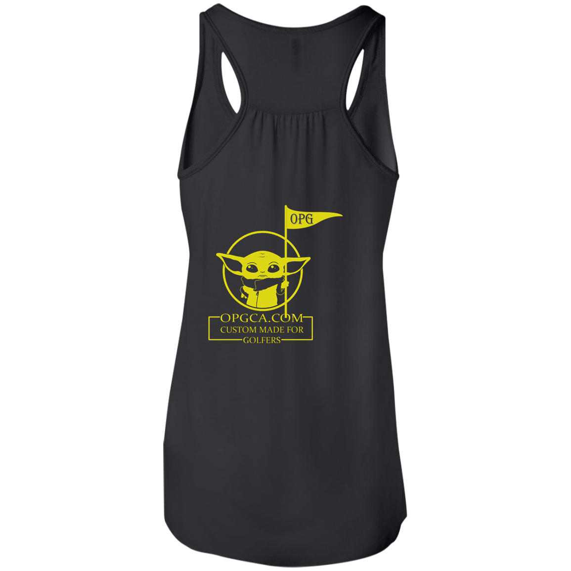 OPG Custom Design #21. May the course be with you. Parody / Fan Art. Flowy Racerback Tank