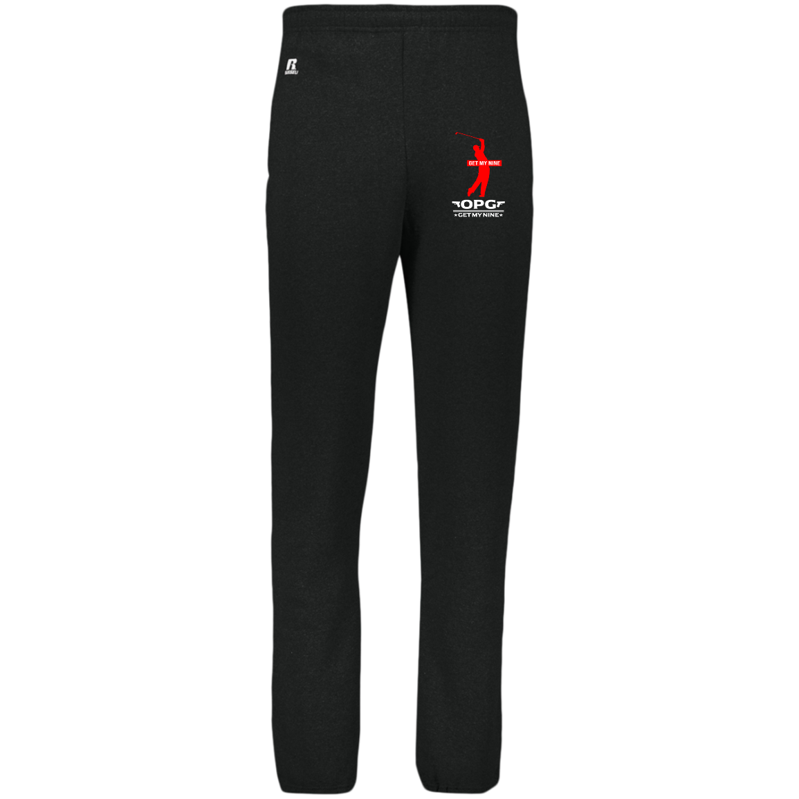 OPG Custom Design #16. Get My Nine. Male Version. Dri-Power Closed Bottom Pocket Sweatpants