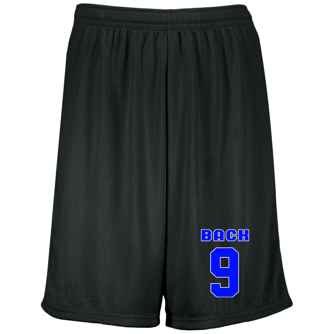 OPG Custom Design #17. Back 9. Moisture-Wicking 9 inch Inseam Mesh Shorts