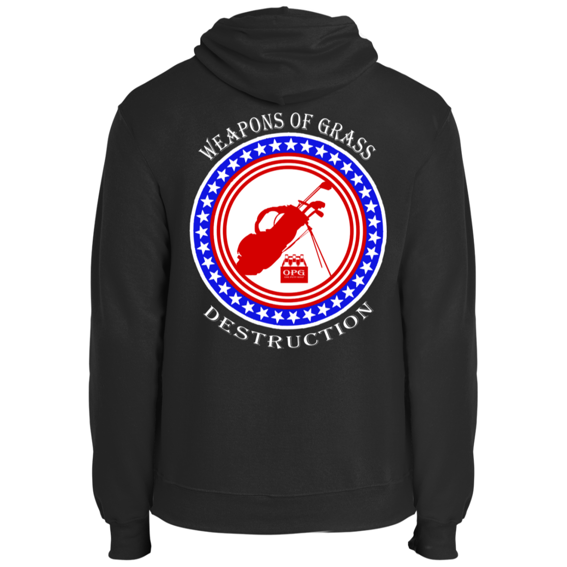 OPG Custom Design #18. Weapons of Grass Destructions. Fleece Pullover Hoodie