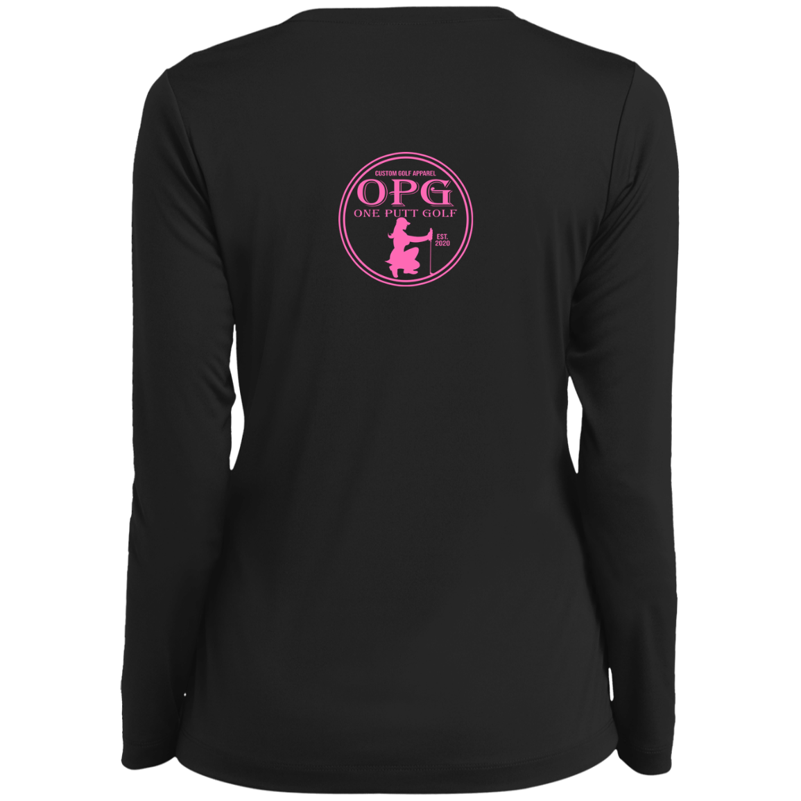 ZZZ#07 OPG Custom Design. Like Mother like Daughter. Ladies’ Long Sleeve Performance V-Neck Tee