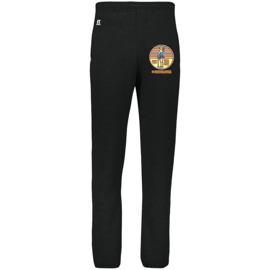 OPG Custom Design #28. Drive it. Chip it. One Putt golf it. Dri-Power Closed Bottom Pocket Sweatpants