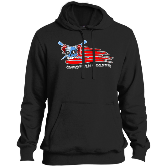 OPG Custom Design #12. American Golfer. Female Edition. Ultra Soft Pullover Hoodie