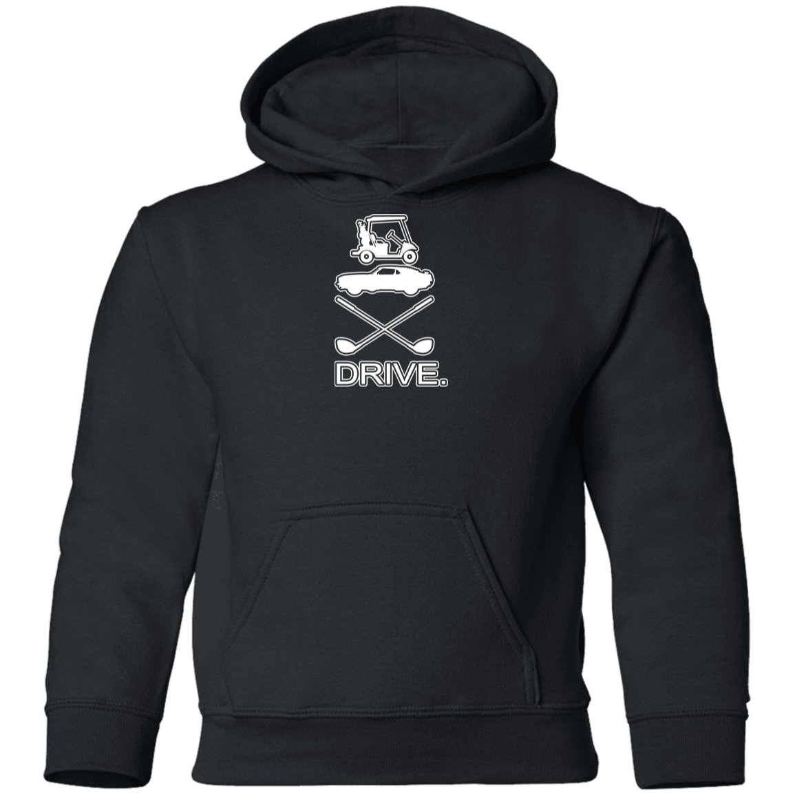 OPG Custom Design #8. Drive. Youth Boys Pullover Hoodie