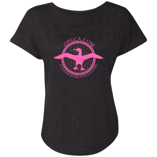 OPG Custom Artwork #1. Albatross. It's a golf thing. Ladies' Triblend Dolman Sleeve