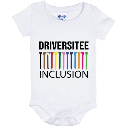 ZZZ#06 OPG Custom Design. DRIVER-SITEE & INCLUSION. Baby Onesie 6 Month