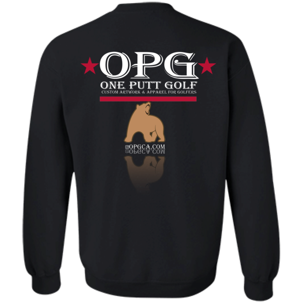 OPG Custom Design #14. Golf California. Crewneck Pullover Sweatshirt