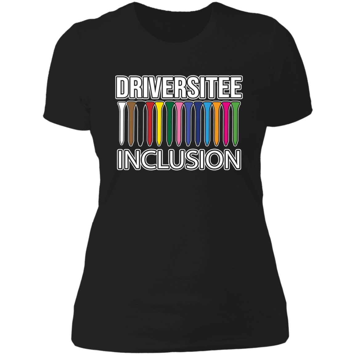 ZZZ#06 OPG Custom Design. DRIVER-SITEE & INCLUSION. Ladies' Boyfriend T-Shirt