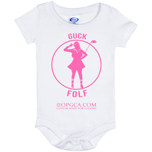 OPG Custom Design #19. GUCK FOLF. Female Edition. Baby Onesie 6 Month