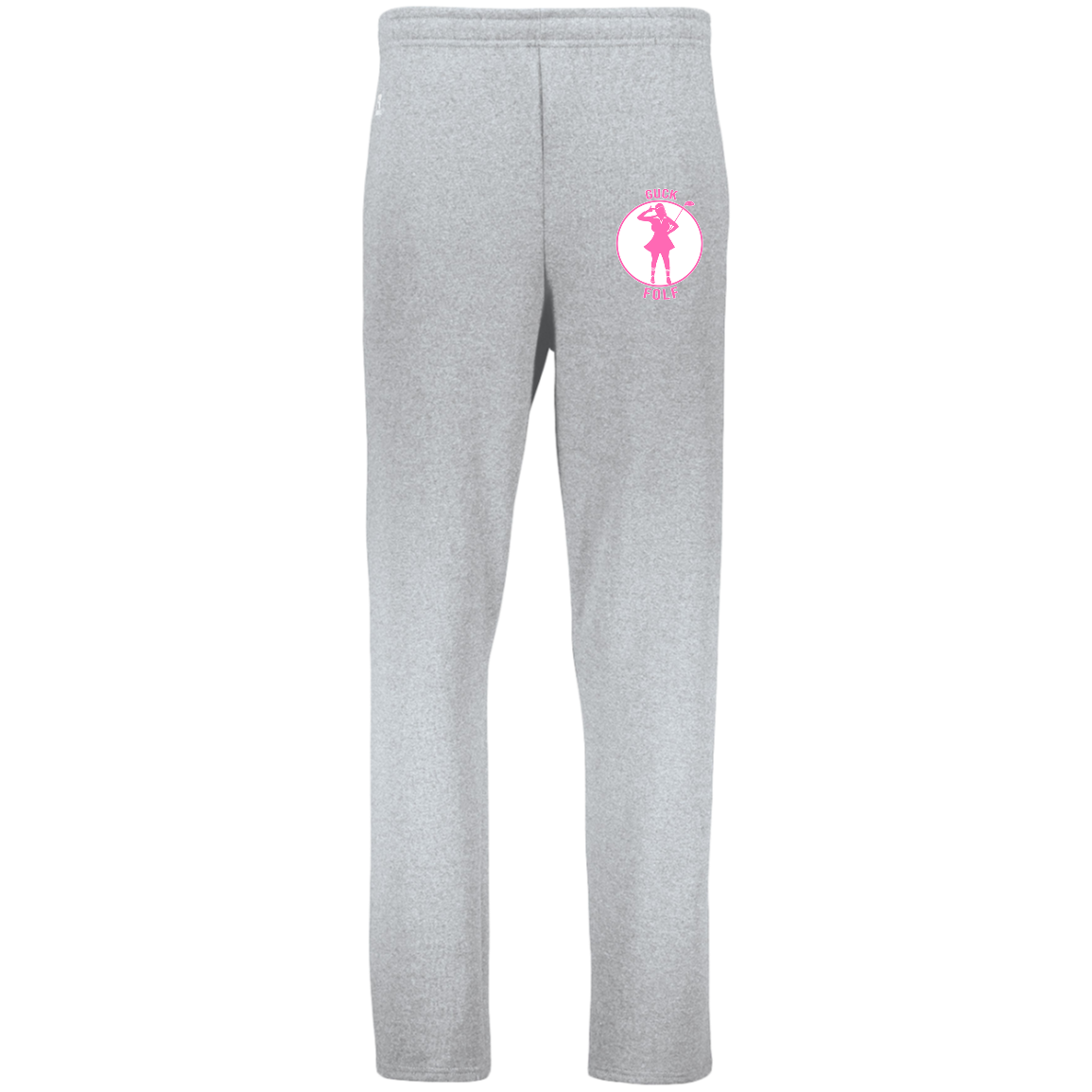 OPG Custom Design #19. GUCK FOLF. Female Edition. Youth Dri-Power Open Bottom Pocket Sweatpants