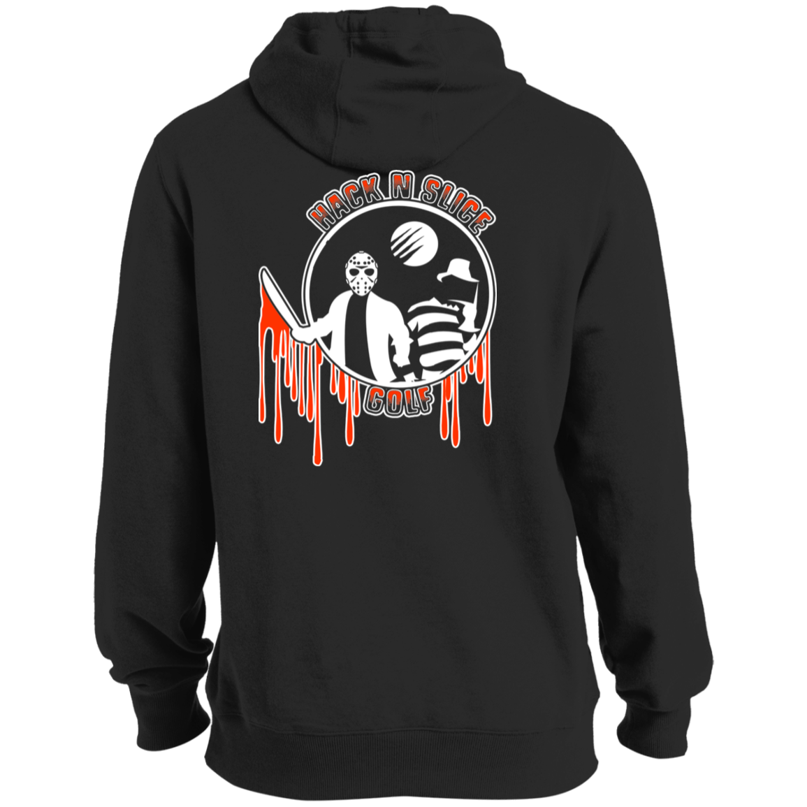 OPG Custom Design #23. Hack N Slice Golf. Freddy and Jason Fan Art. Ultra Soft Pullover Hoodie