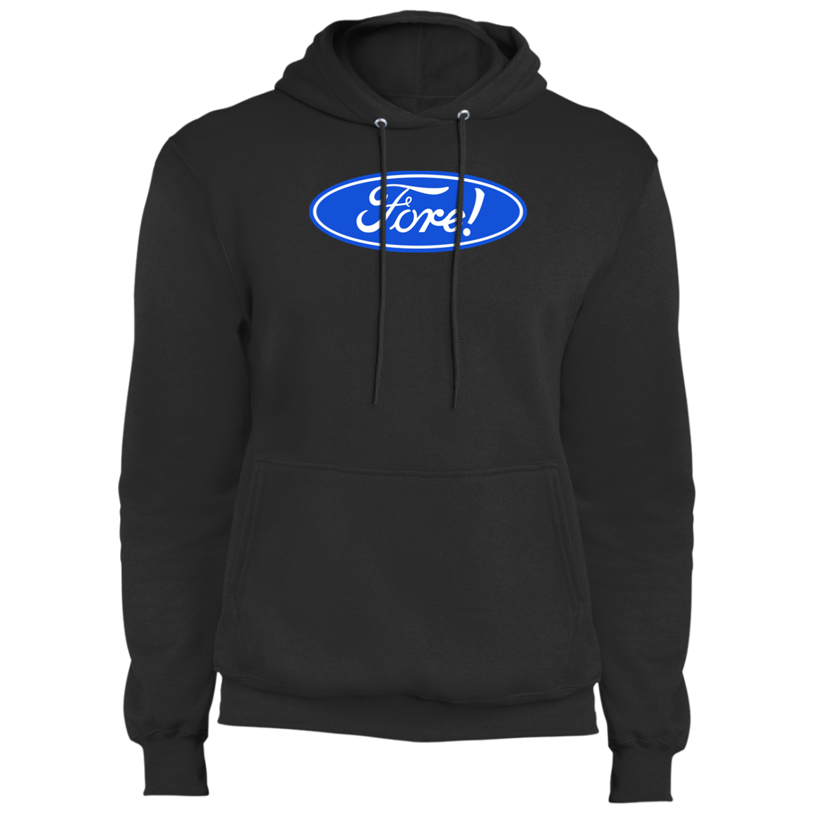 OPG Custom Design #11. Fore! Ford Parody. Fleece Pullover Hoodie