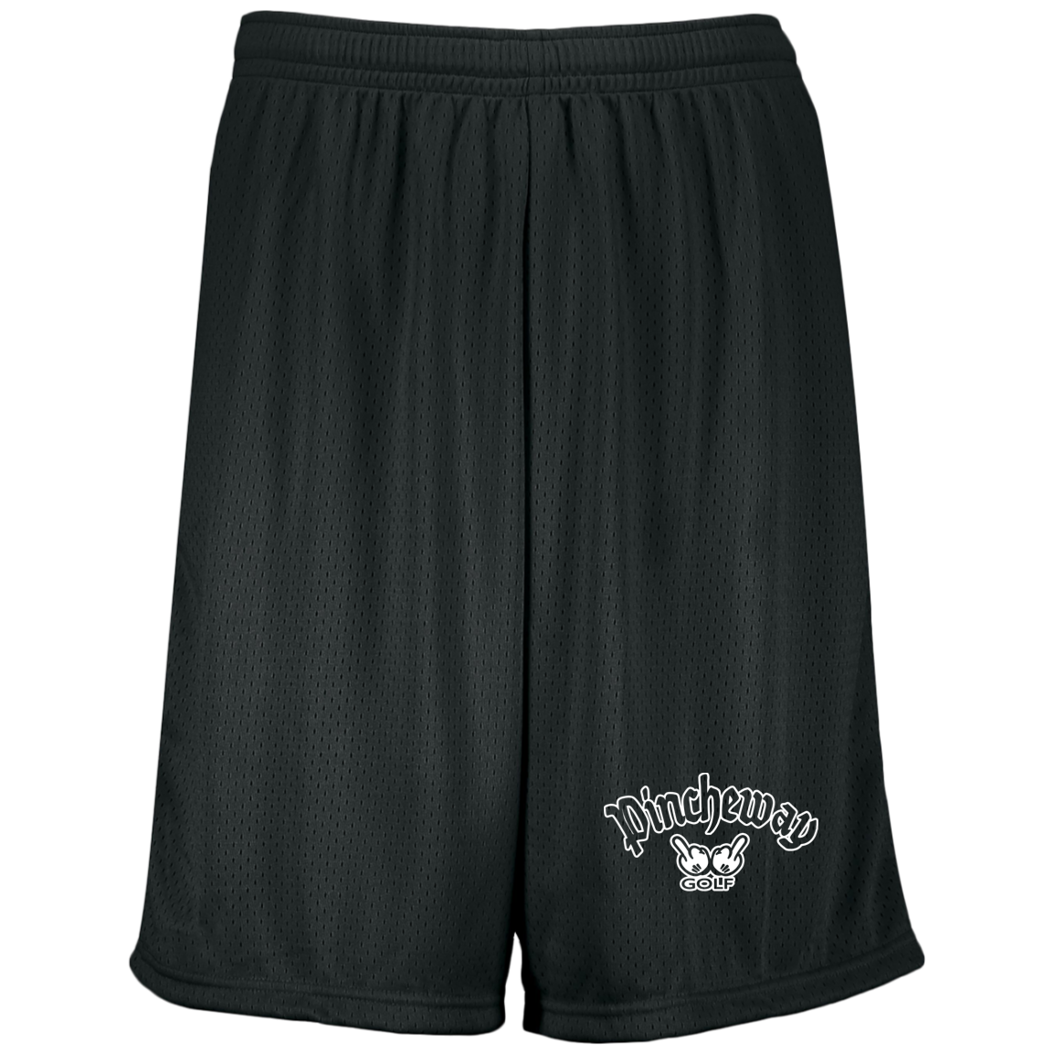 OPG Custom Artwork #27. Pincheway Golf. Moisture-Wicking 9 inch Inseam Mesh Shorts