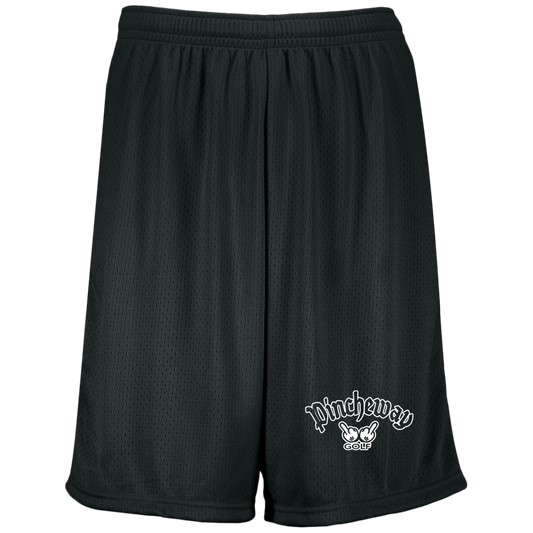 OPG Custom Artwork #27. Pincheway Golf. Moisture-Wicking 9 inch Inseam Mesh Shorts