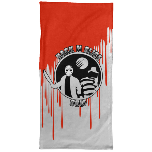 OPG Custom Design #23. Hack N Slice Golf. Freddy and Jason Fan Art. Towel - 15x30