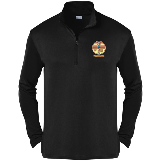 OPG Custom Design #28. Drive it. Chip it. One Putt golf it. 100% Polyester 1/4-Zip Pullover