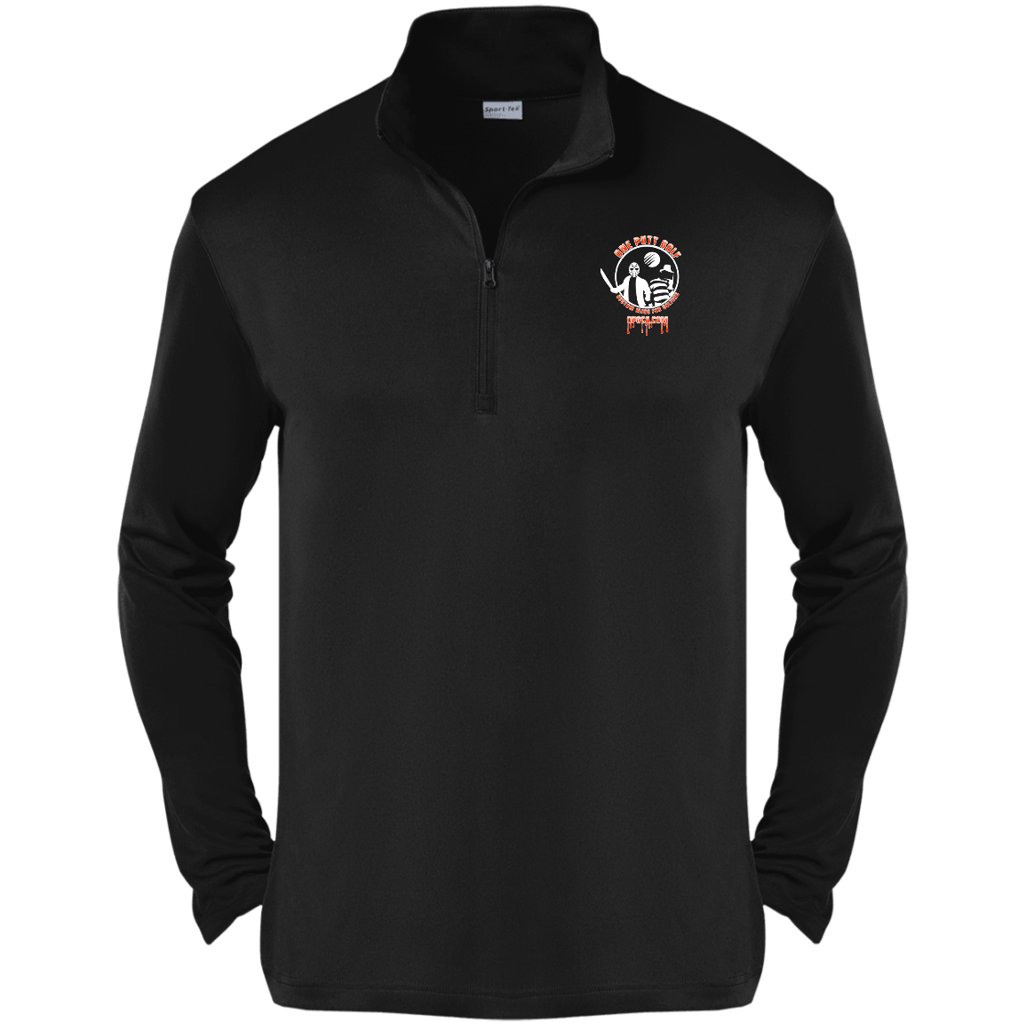 OPG Custom Design #23. Hack N Slice Golf. Freddy and Jason Fan Art. 1/4-Zip Pullover 100% Polyester 1/4-Zip Pullover