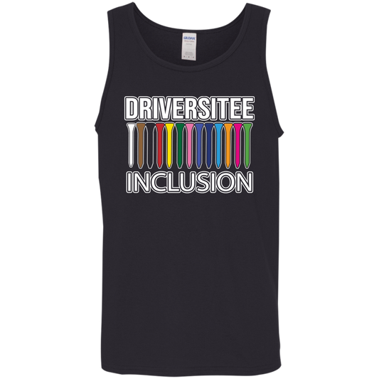 ZZZ#06 OPG Custom Design. DRIVER-SITEE & INCLUSION. 100% Cotton Tank Top