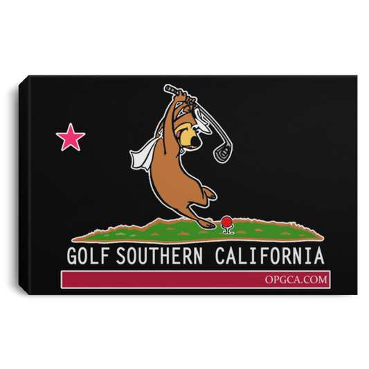 OPG Custom Design #15. Golf California Part 2 Fan Art. Landscape Canvas .75in Frame