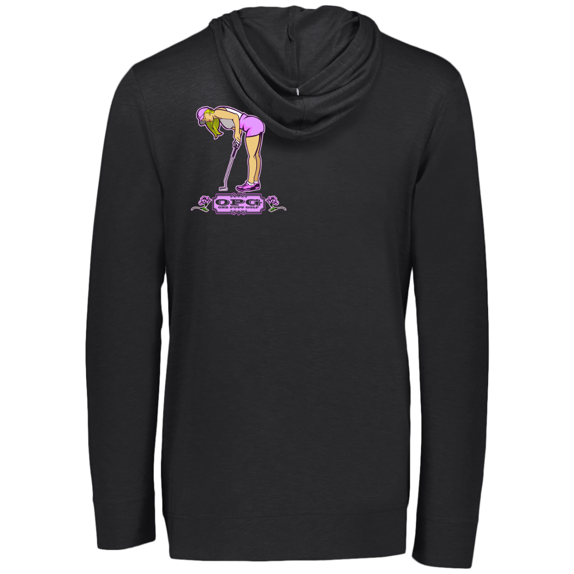 OPG Custom Design #13. Drive it. Chip it. One Putt Golf it. Eco Triblend T-Shirt Hoodie