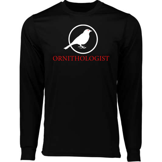 OPG Custom Design # 24. Ornithologist. A person who studies or is an expert on birds. 100% Polyester Moisture-Wicking Tee