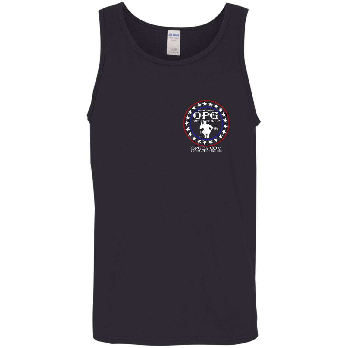 OPG Custom Design #18. Weapons of Grass Destruction. 5.3 oz. 100% Cotton Tank Top.