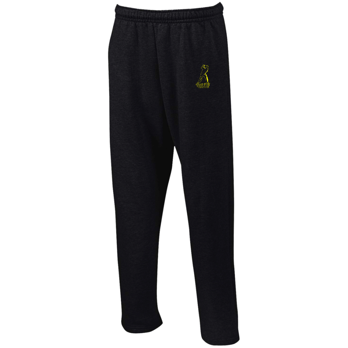 OPG Custom Design #19. GUCK FOLF. Men's Edition.  Open Bottom Sweatpants with Pockets