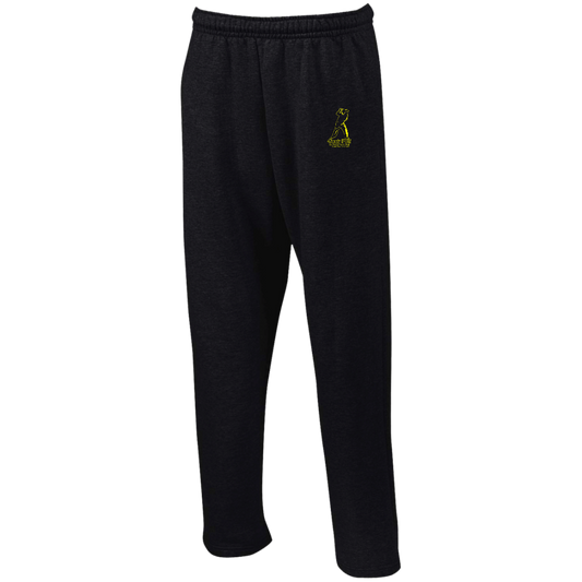 OPG Custom Design #19. GUCK FOLF. Men's Edition.  Open Bottom Sweatpants with Pockets