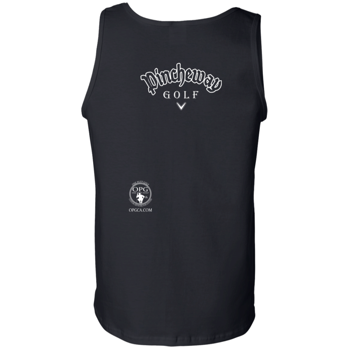 OPG Custom Artwork #27. Pincheway Golf. 100% Cotton Tank Top