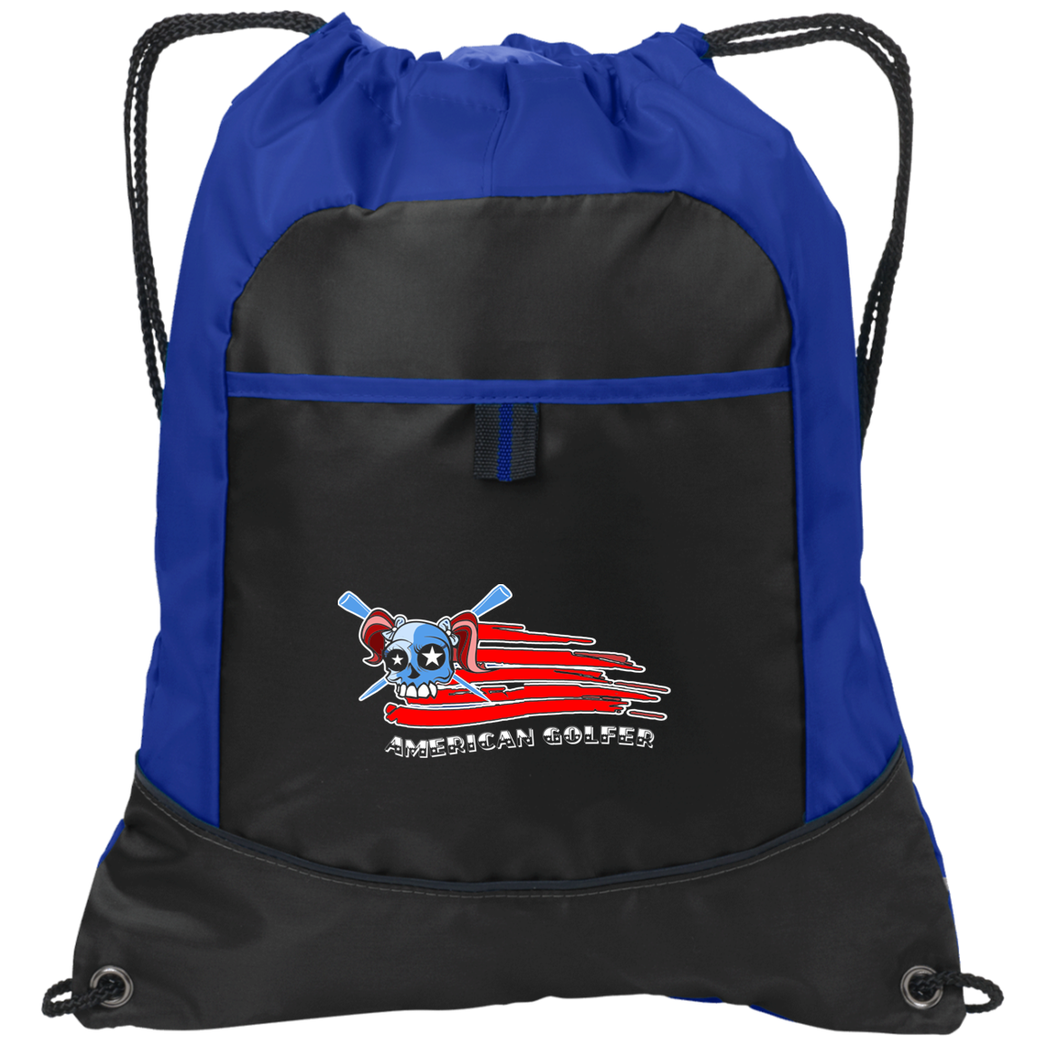 OPG Custom Design #12. American Golfer. Female Edition. Pocket Cinch Pack