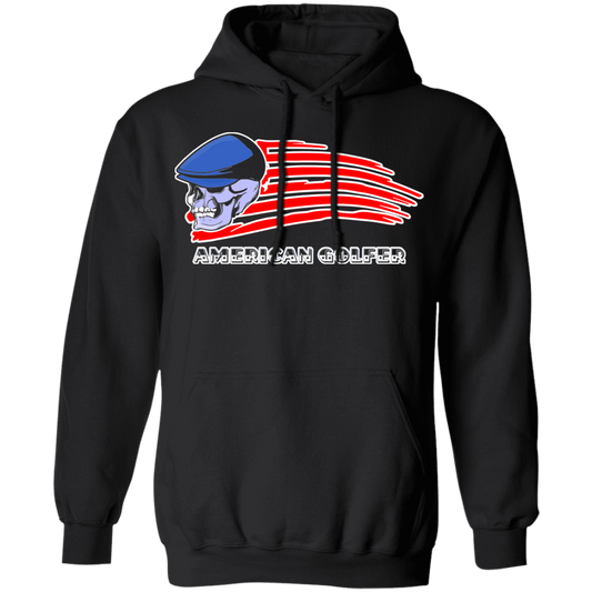 OPG Custom Design #12. American Golfer. Male Edition. Basic Hoodie