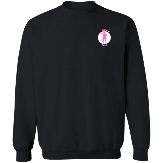 OPG Custom Design #19. GUCK FOLF. Female Edition. Crewneck Pullover Sweatshirt