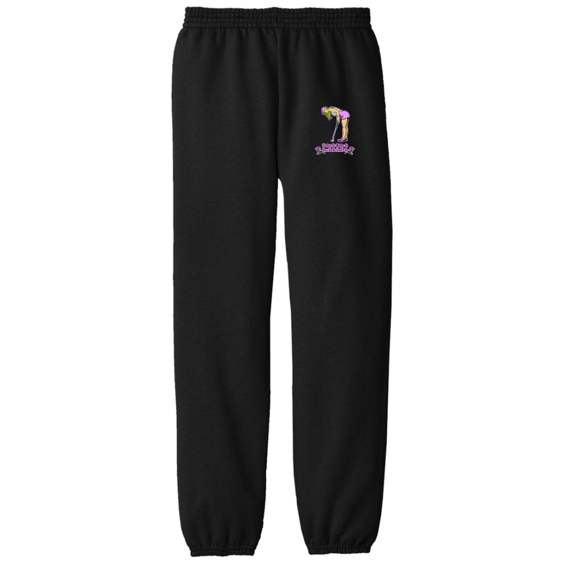 OPG Custom Design #13. Drive it. Chip it. One Putt Golf it. Youth Fleece Pants