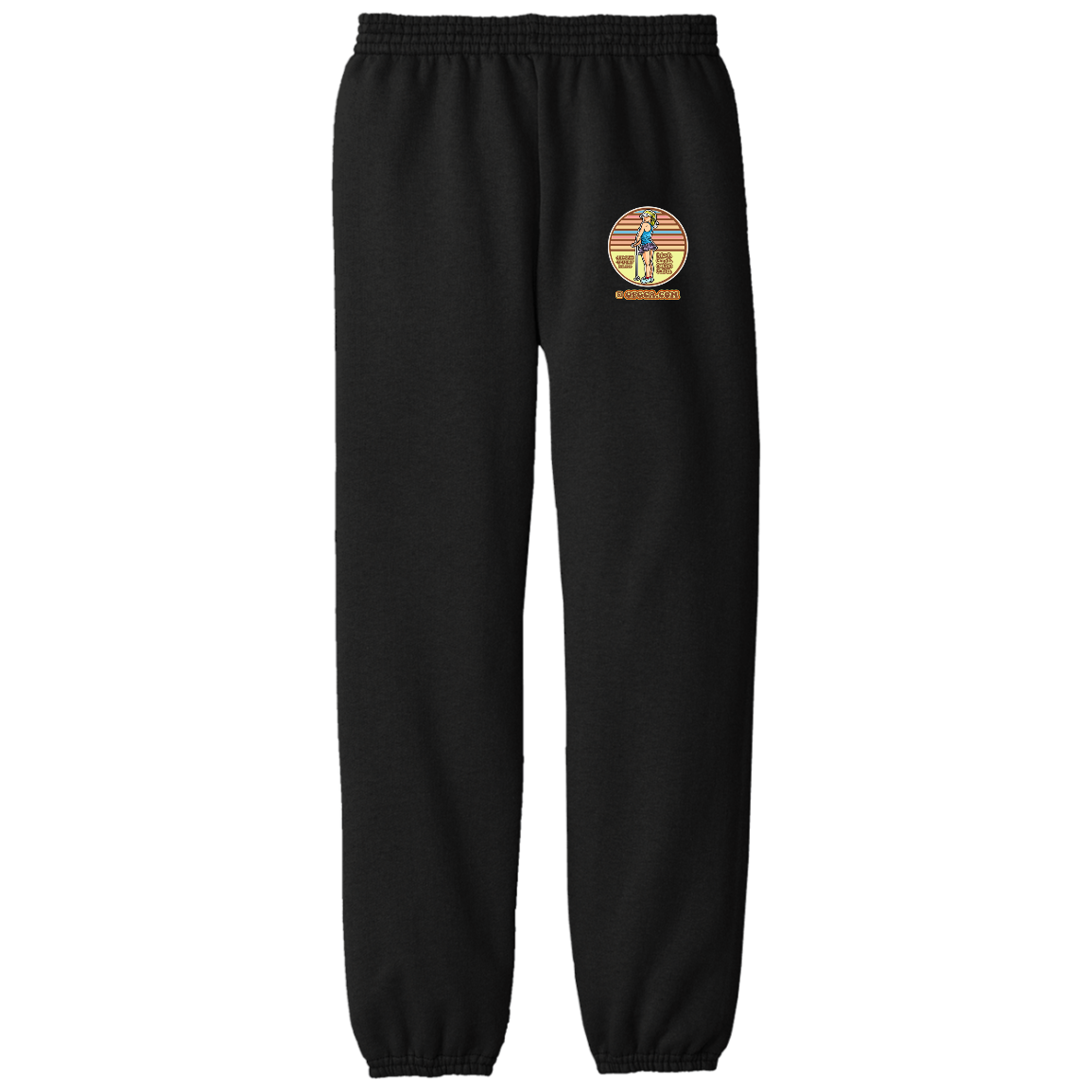 OPG Custom Design #28. Drive it. Chip it. One Putt golf it. Youth Fleece Pants