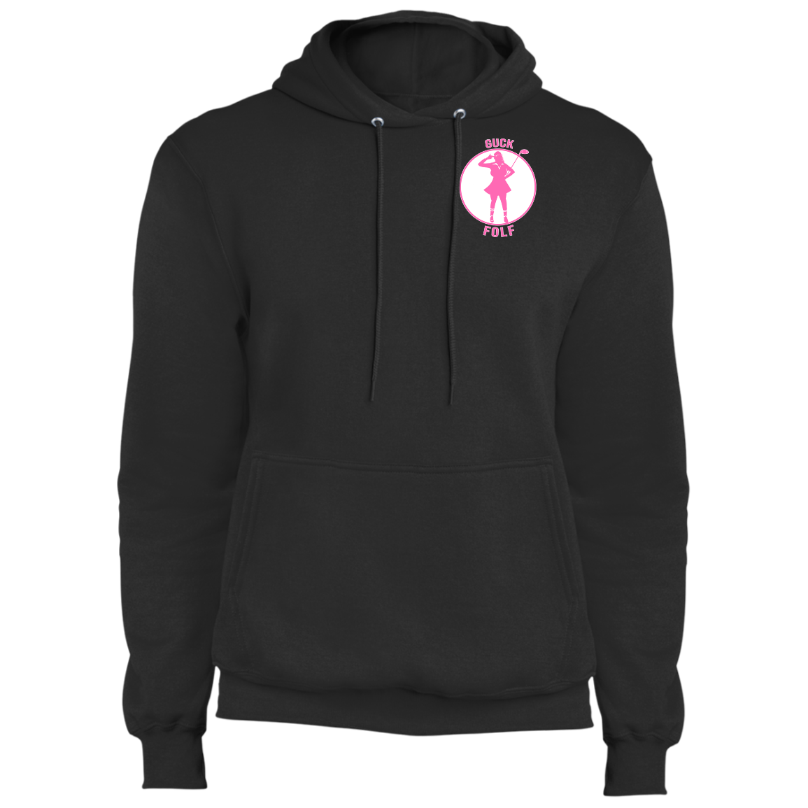 OPG Custom Design #19. GUCK FOLF. Female Edition. Fleece Pullover Hoodie