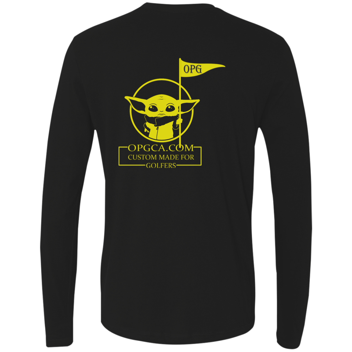 OPG Custom Design #21. May the course be with you. Parody / Fan Art. Men's 100% Combed Ringspung Cotton