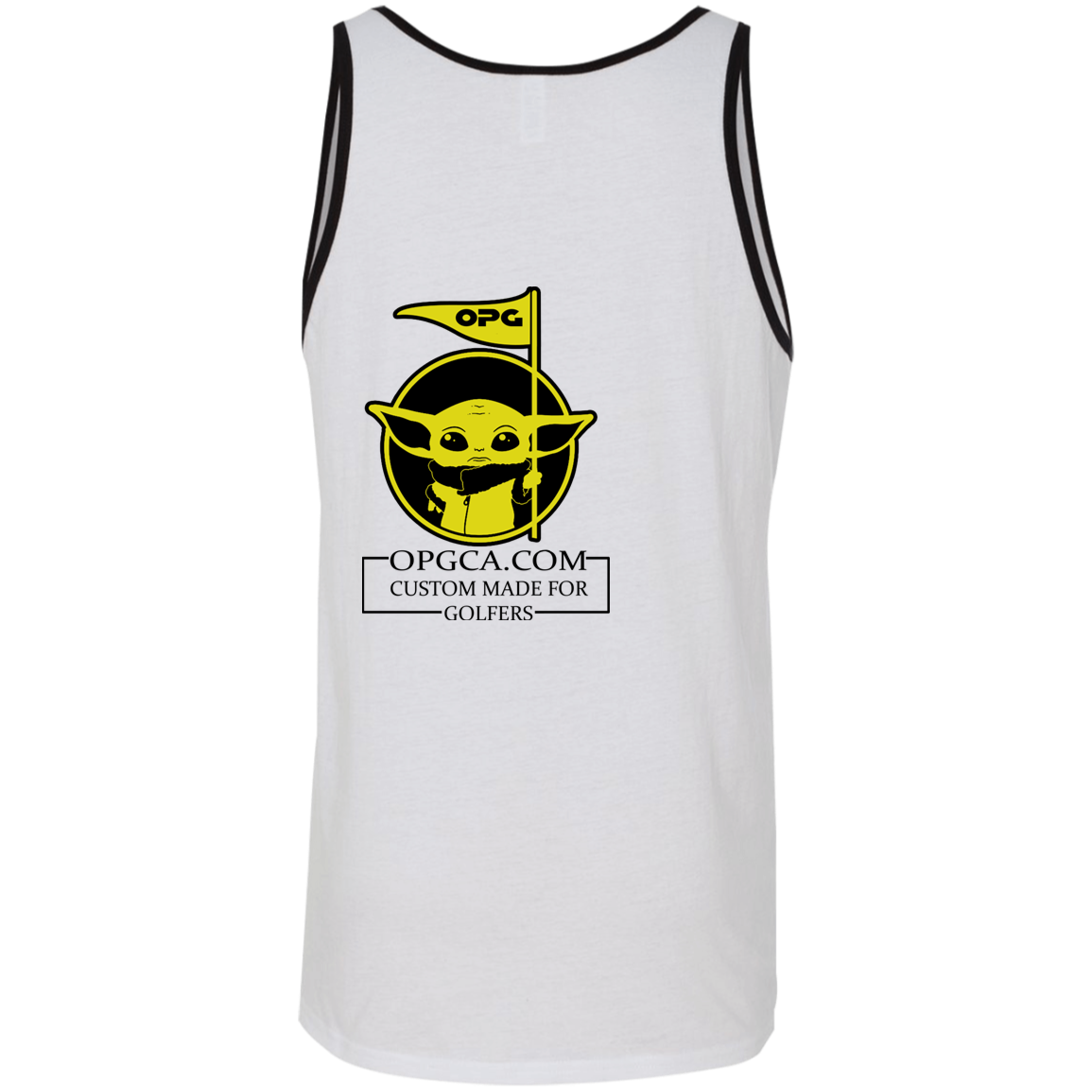 OPG Custom Design #21. May the course be with you. Parody / Fan Art. 2 Tone Tank 100% Combed and Ringspun Cotton