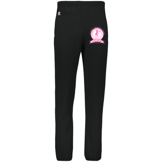 ZZZ#20 OPG Custom Design. 1st Annual Hackers Golf Tournament. Ladies Edition. Dri-Power Closed Bottom Pocket Sweatpants