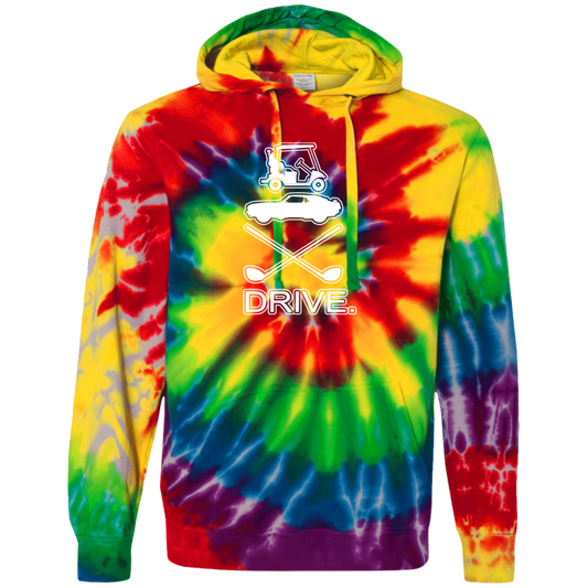 OPG Custom Design #8. Drive. Tie-Dyed Pullover Hoodie